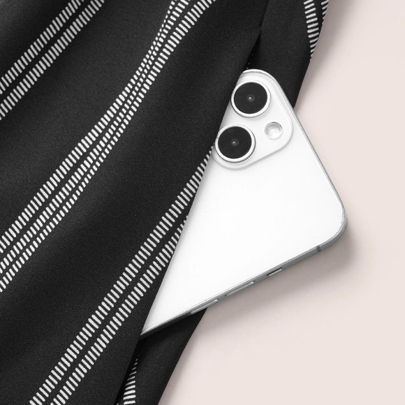 BloomChic Plus Size XL Striped Patchwork Tassels Ties Shirred Dress - Picture 4 of 7